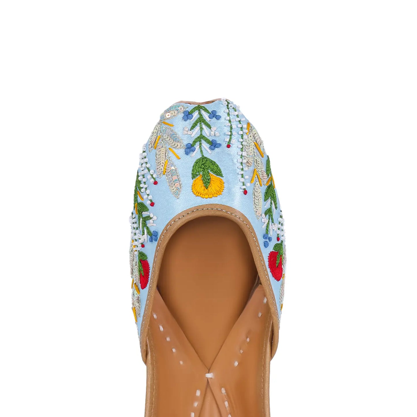 Sky Garden Embroidered Juttis