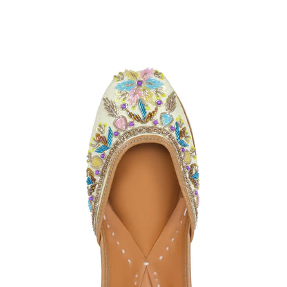 Pastel Dream Embroidered Juttis