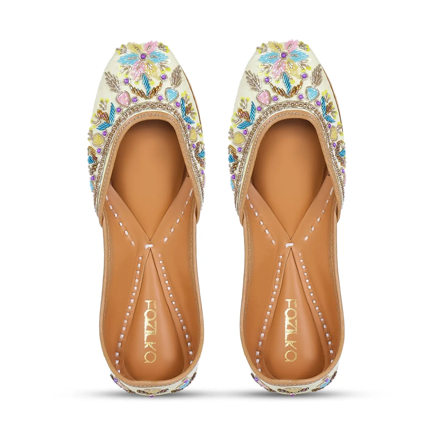 Pastel Dream Embroidered Juttis