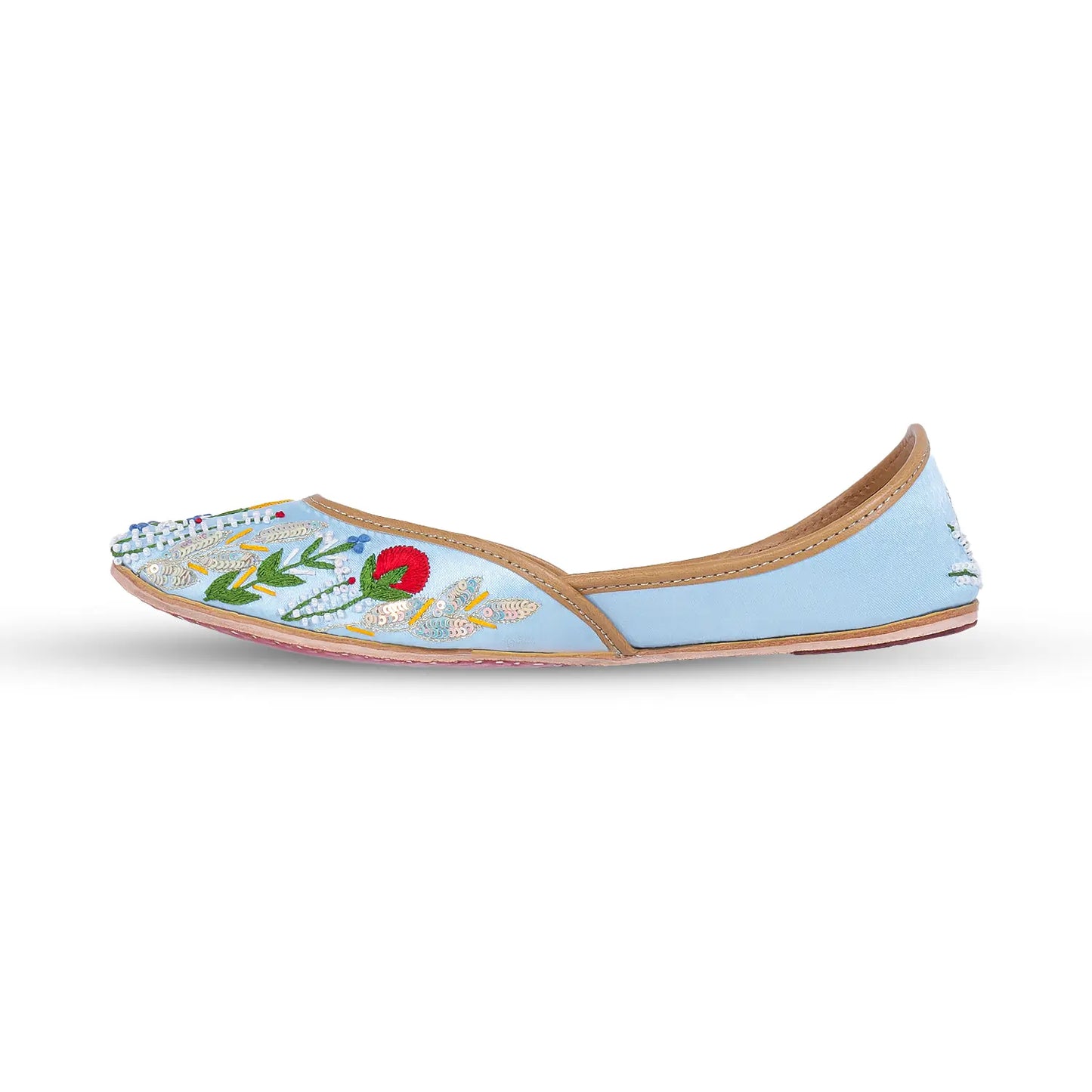 Sky Garden Embroidered Juttis