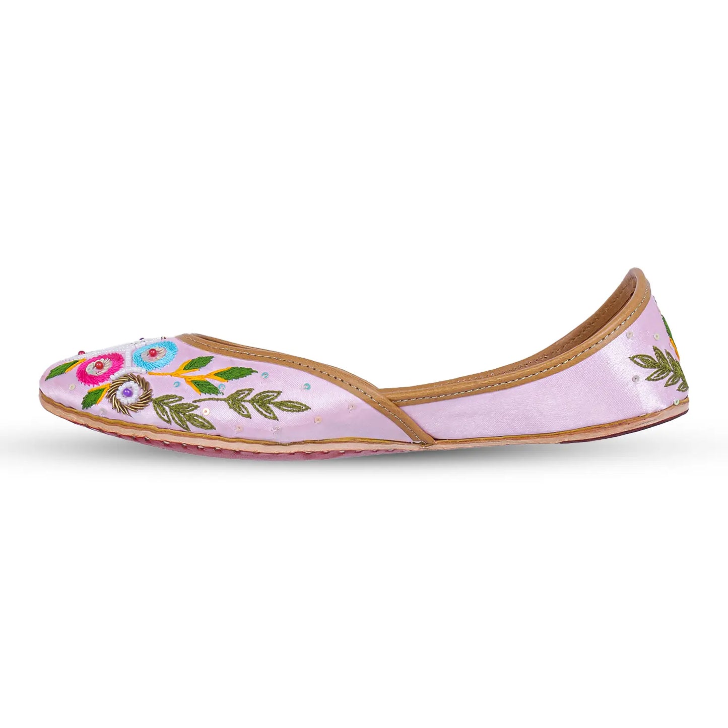 Floral Fantasy Embroidered Juttis